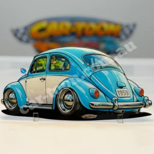 1959 VW Beetle (2 Tone - Blue/Cream)