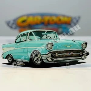 1957 Chevy - Aqua