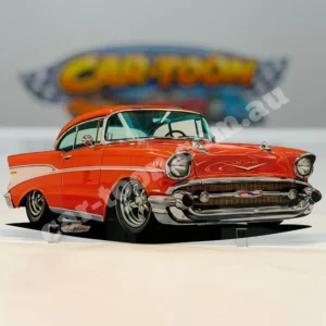 1957 Chevy - Bright Red