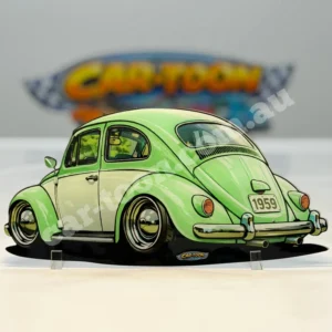 1959 VW Beetle (2 Tone - Green/White)